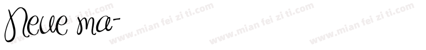 Neue ma字体转换